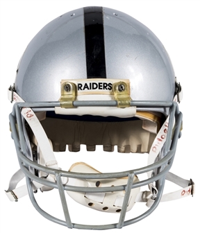 Tim Brown Game Used Oakland Raiders Helmet (Letter of Provenance)